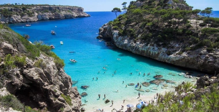 [Translate to Spanish:] Region East Mallorca at the Beach