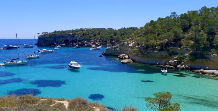 [Translate to Spanish:] Beach in the Southwest of Mallorca