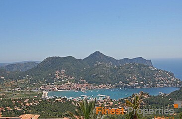 Villa de nueva construcción con espectaculares vistas de Port Andratx y el mar