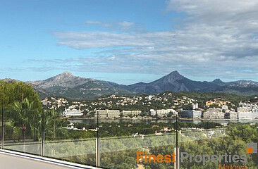 Casa recientemente renovada con vista al mar en Santa Ponsa para alquilar