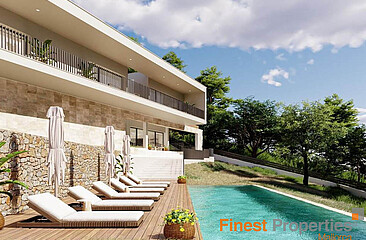 Moderna villa nueva con vistas a la Sierra de Tramuntana en venta